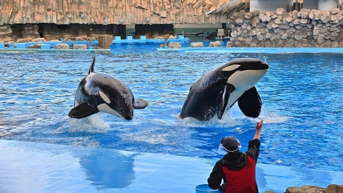 【ファミリー】朝食付★ブースに並ばず入館できる♪名古屋港水族館大人チケット付☆18歳以下添い寝無料